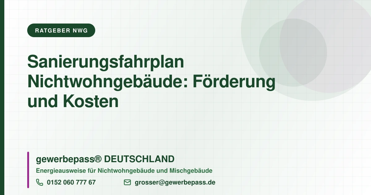 Sanierungsfahrplan, gewerbepass DEUTSCHLAND, Tel. 0152 060 777 67